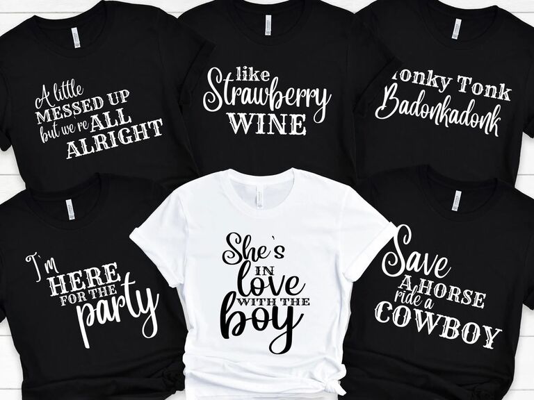 Bachelorette Favors, Bridesmaids T Shirt, Bachelorette Party Tee, Brid –