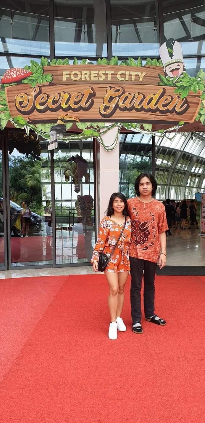 Coordinated ootd with you, making memories abroad., Malaysia