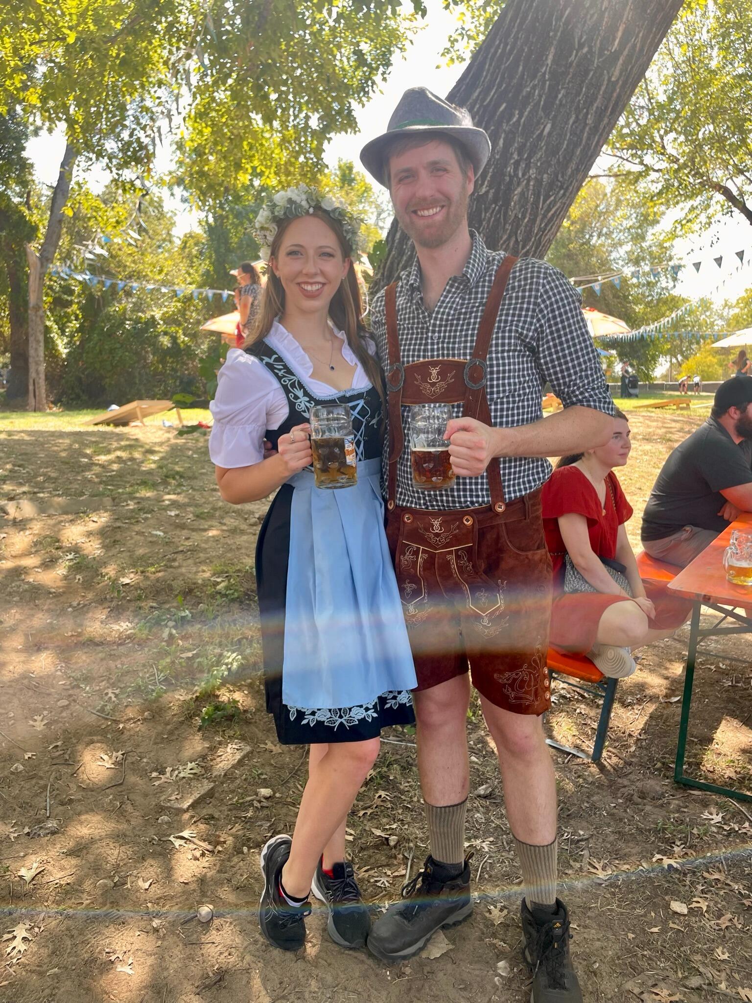 Jess's first Oktoberfest (Michael's favorite event of the year)