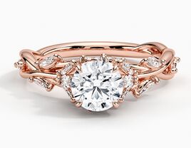 Rose gold engagement ring from Brilliant Earth