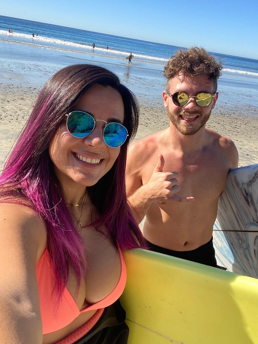 Years pass and then Ralf visits San Diego during his "goodbye California" road trip, before moving to Europe. They have so much fun hanging out, reconnecting, and surfing.