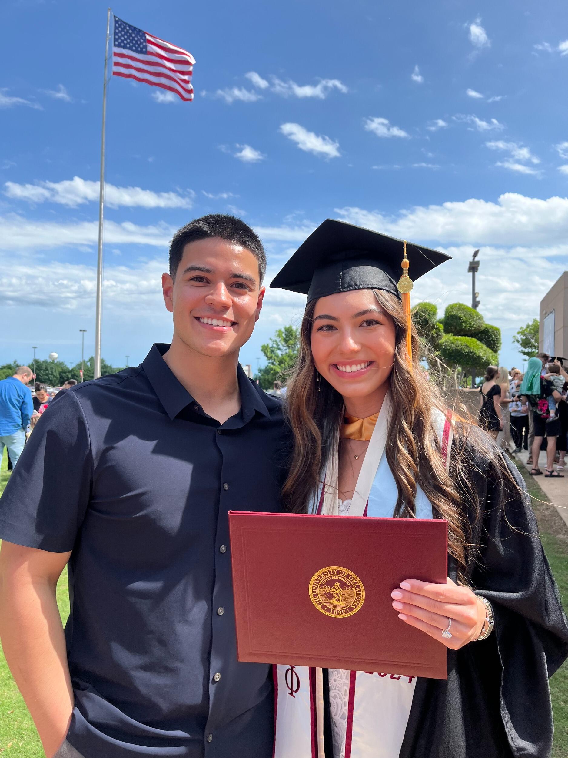 Katherine graduated from the University of Oklahoma with a Bachelor of Science in Nursing!