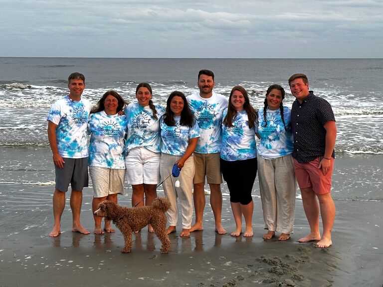 Tyler joined the Slabaugh family on their beach trip, and they loved him!