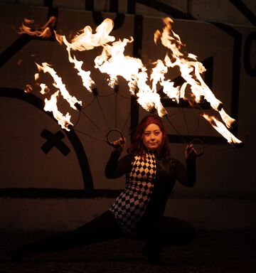 Saffire Supernova - Professional Fire Dancer - Fire Dancer - Detroit, MI - Hero Main