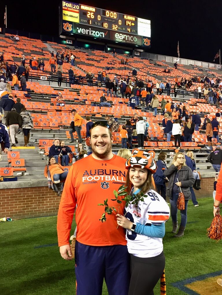 Holly's first Iron Bowl victory