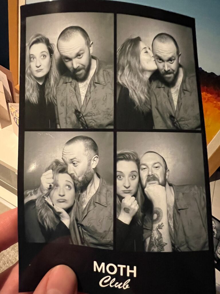 After a failed Flirty February, a pandemic, several house moves, eventually buying a flat together, new jobs, new tattoos and new hairstyles - everything comes full circle in the end.

We'll always find the photobooth. Get your poses ready, because there will definitely be one at our wedding.