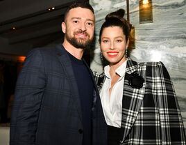 Justin Timberlake and Jessica Biel.