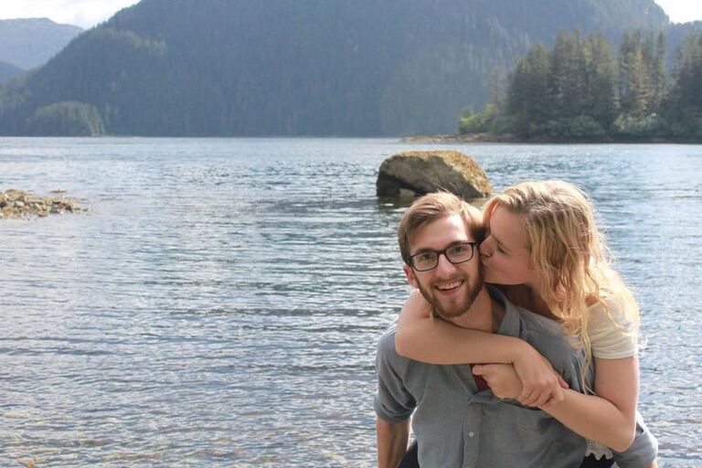 Our fourth (and also first, leap years are fun!) anniversary in Sitka, AK. 