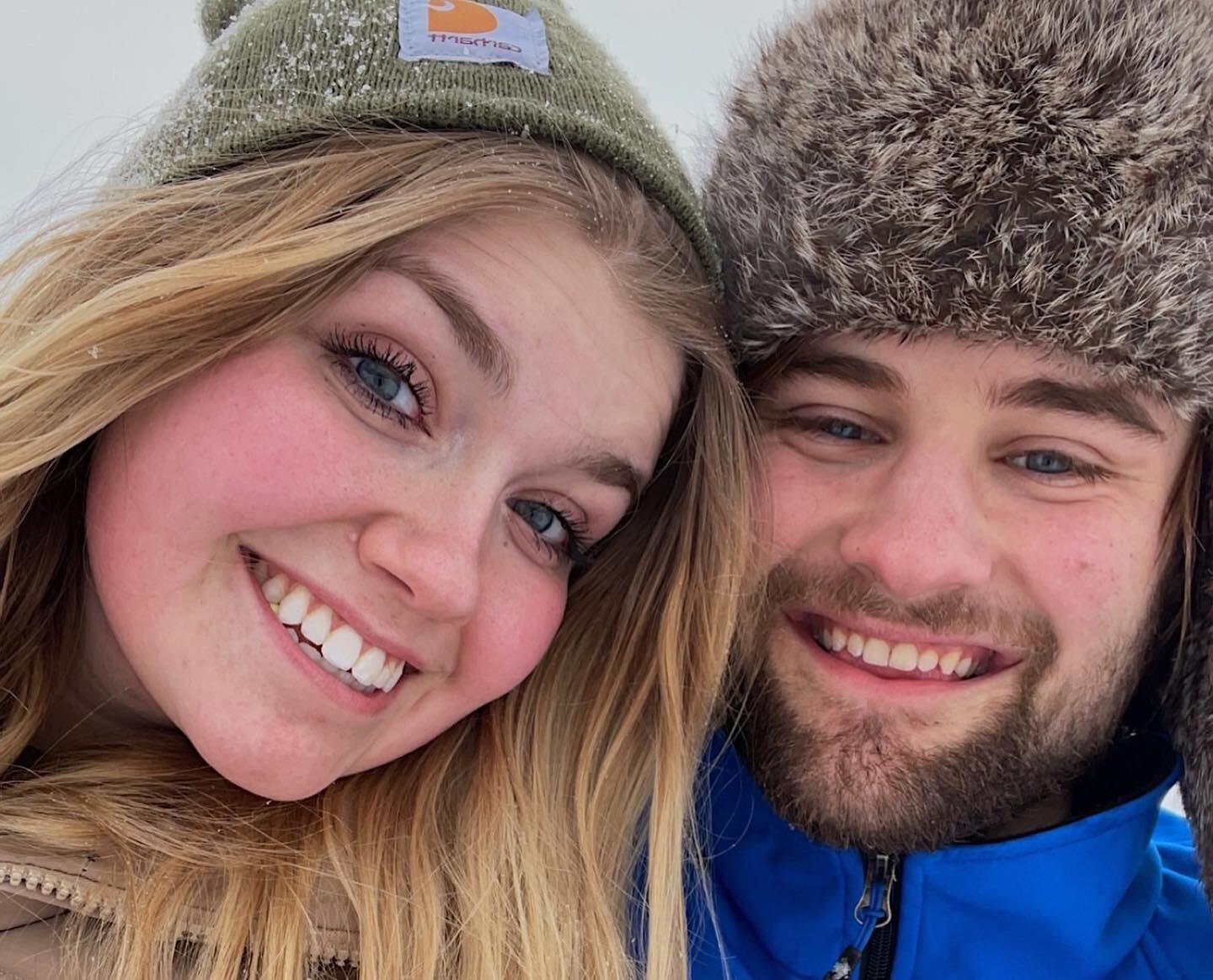 Sledding together at Taylor Lake