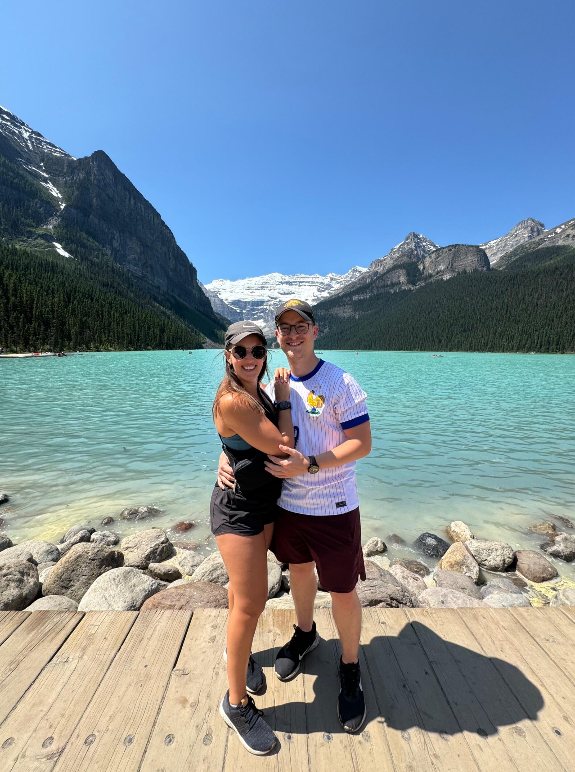 Joani and Léo joined the Ross family for a memorable trip to Calgary to visit Josh. They had the chance to explore some of the most breathtaking spots, including the stunning Lake Louise. They also attended the legendary Calgary Stampede, where they watched the rodeo and then danced the night away. It was a trip filled with family bonding and memories that will last a lifetime.