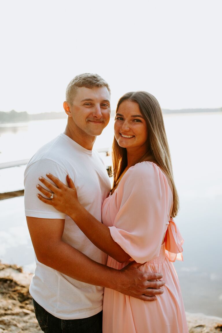 Some  top pics from the engagement session which was shot on Lake Arbutus during sunrise.