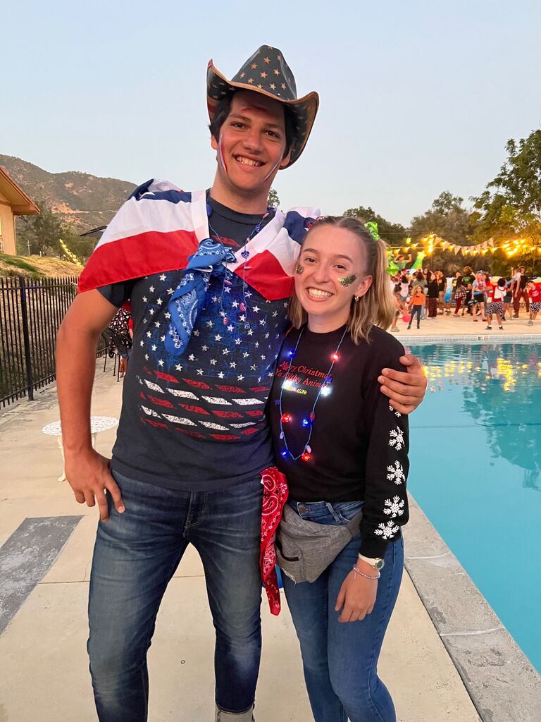 Skyler and Nektarios volunteered as summer camp counselors together at St. Nicholas Ranch!
