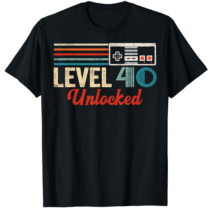 Level 40 Unlocked birthday t-shirt