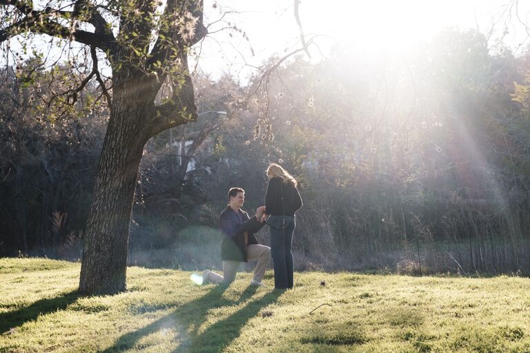 We took a walk in Pease Park and all of a sudden we were engaged! Truly the best day and so excited to spend the rest of our lives together! 
