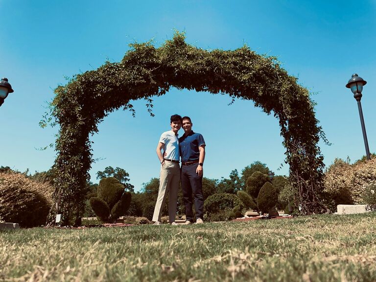 The day we proposed. 