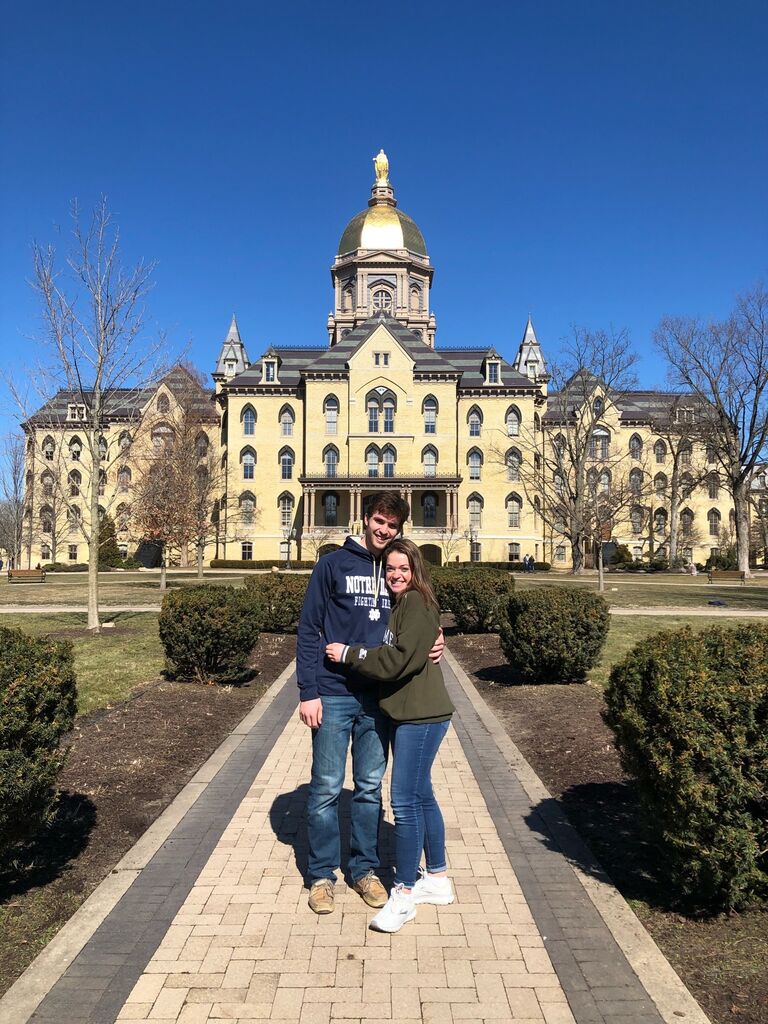John Paul's first visit to Notre Dame