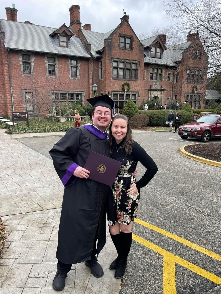 Joe graduates college