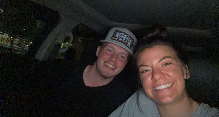 First Date! Obviously we went to Texas Roadhouse:)
