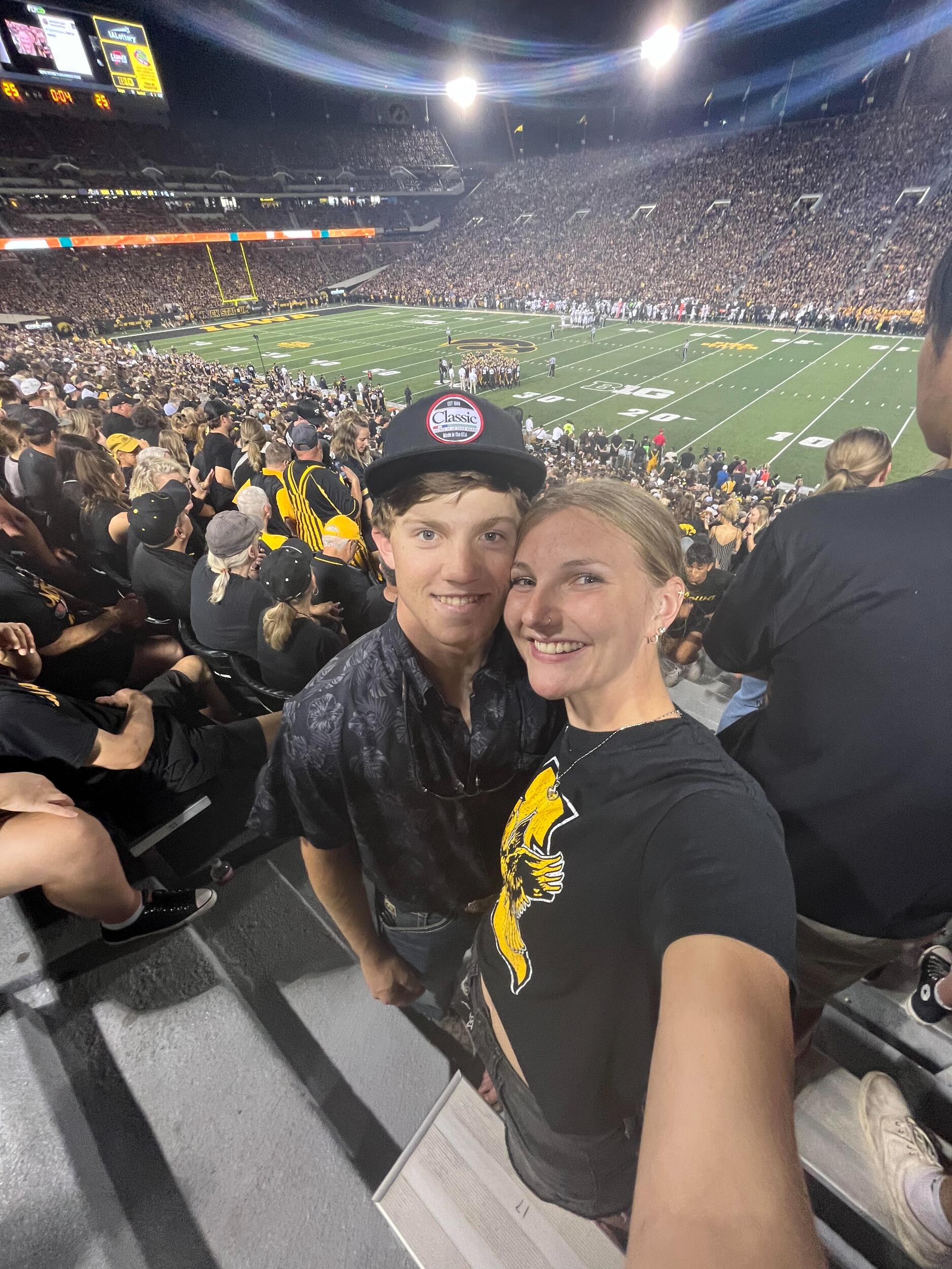 Andrew's First Iowa Game