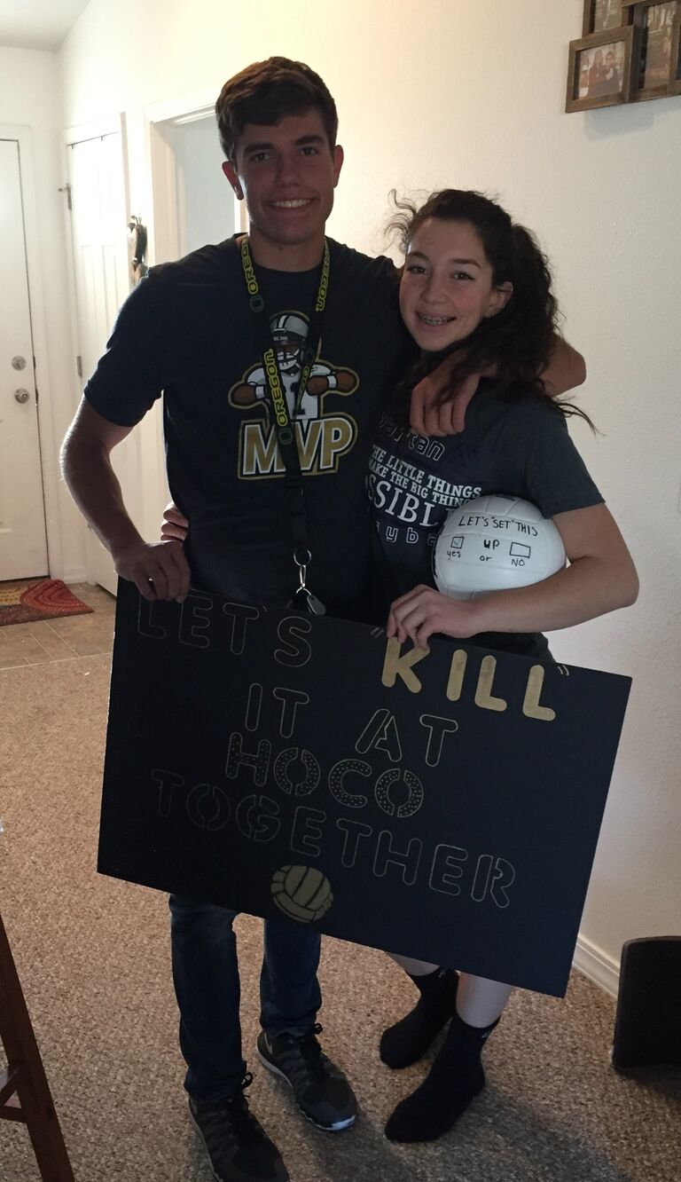 Caelan asks Cyrah to their second Homecoming