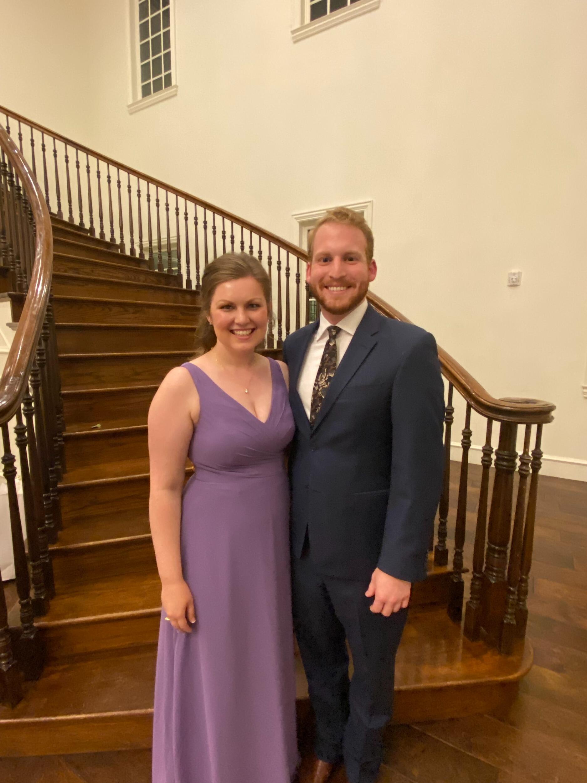 Wyatt & Katherine at the wedding of their friends, Caitlin & John!