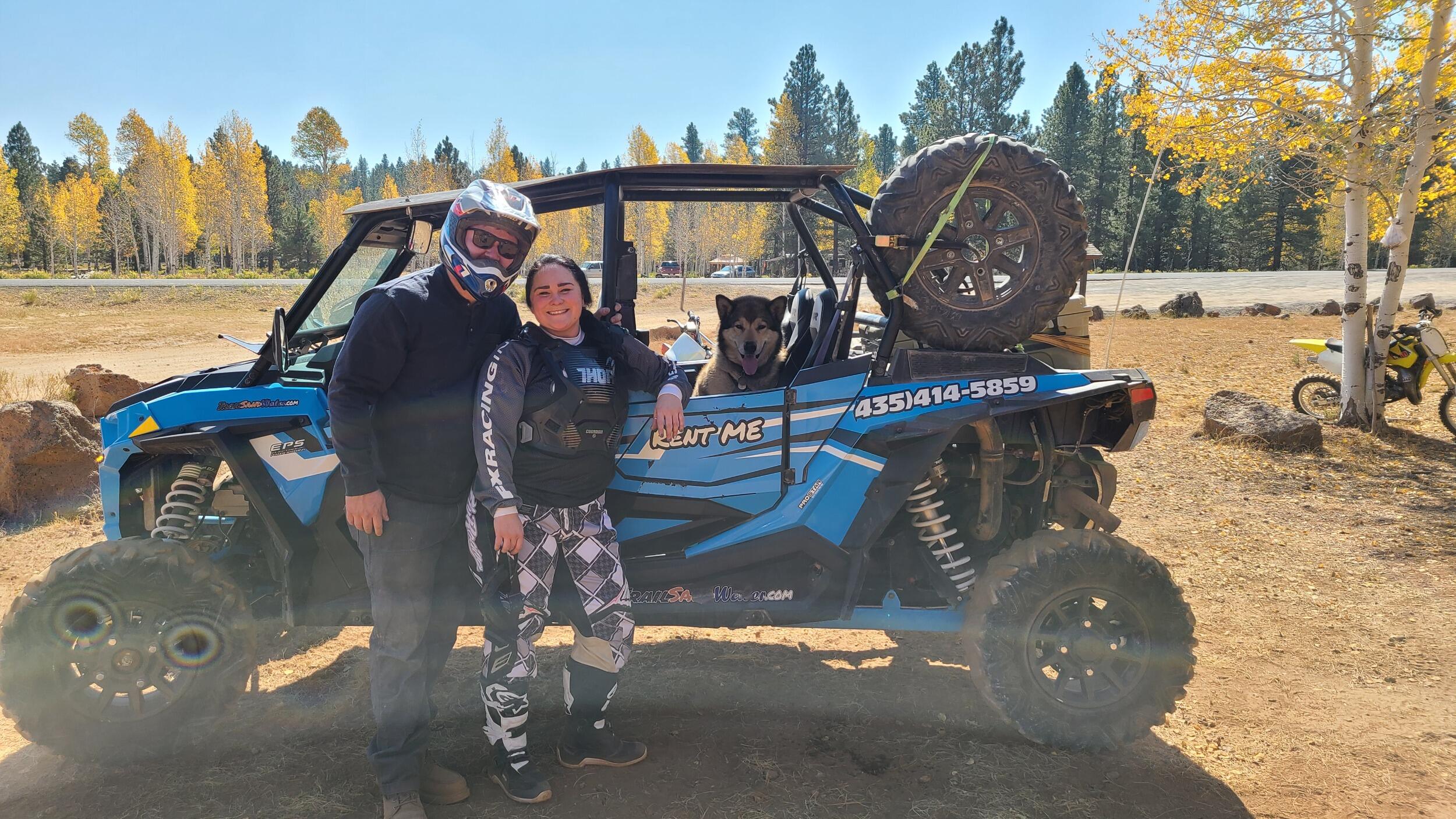 What a great day in Duck Creek, UT with the family! WE got some good riding in that day, and Bear got his first UTV ride!