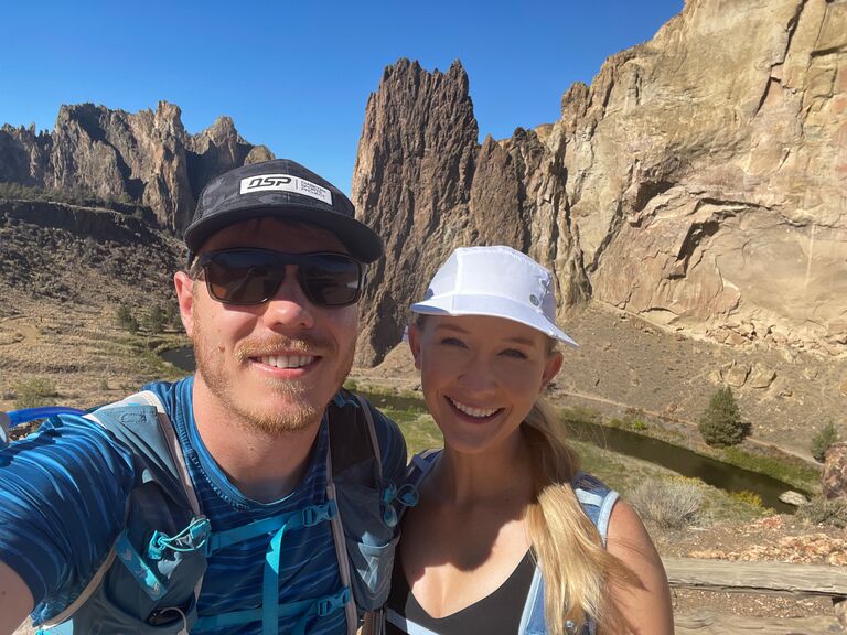 Trail run at Smith Rock