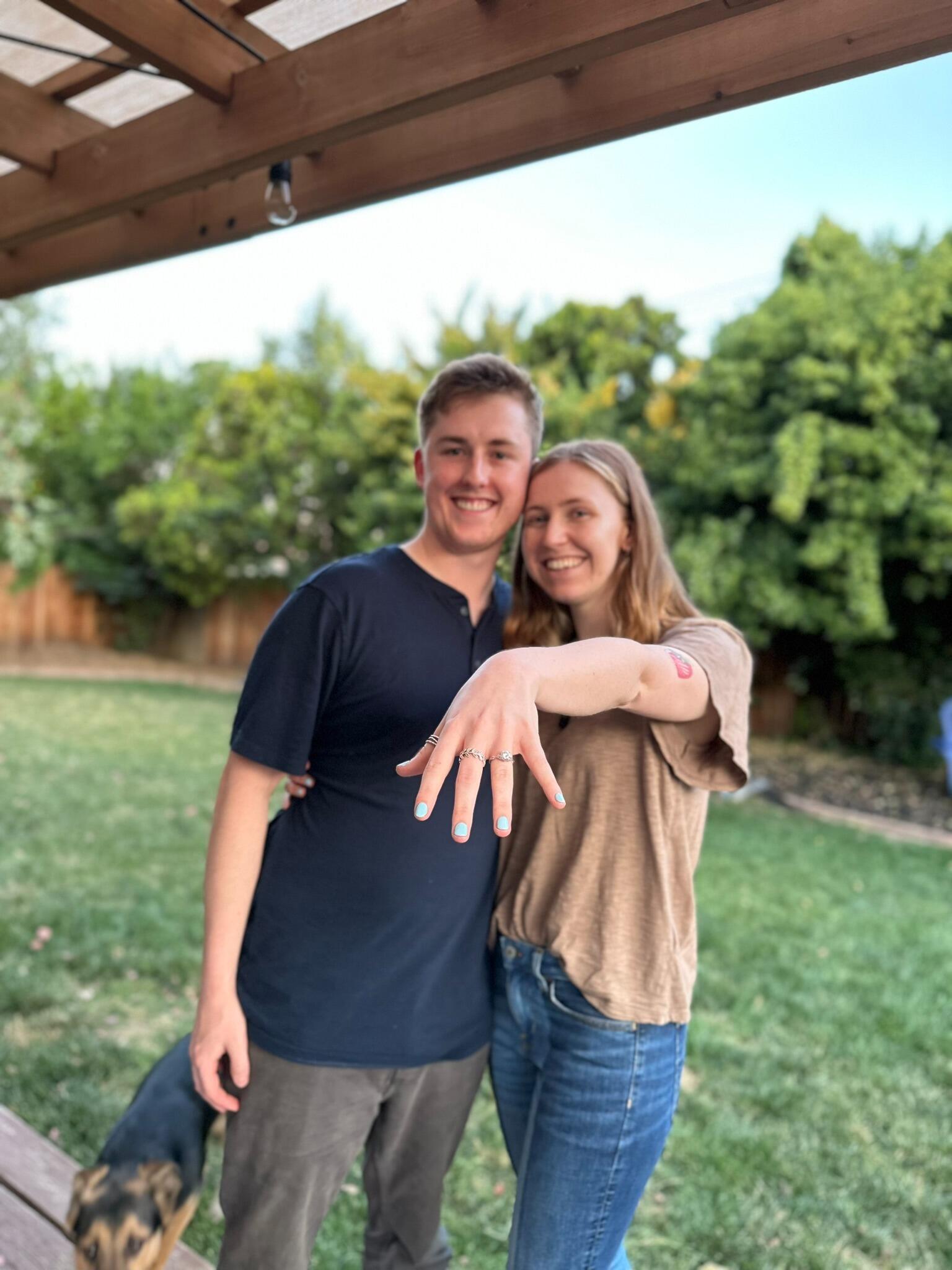 Collin proposed!!