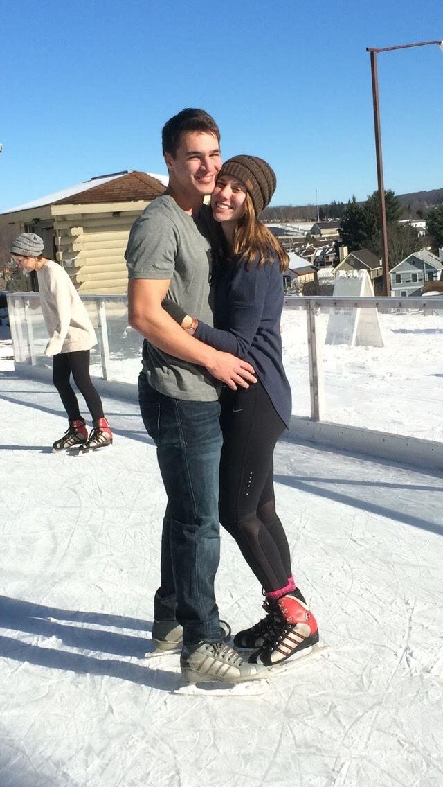 After a few months together, they decide to make it official!