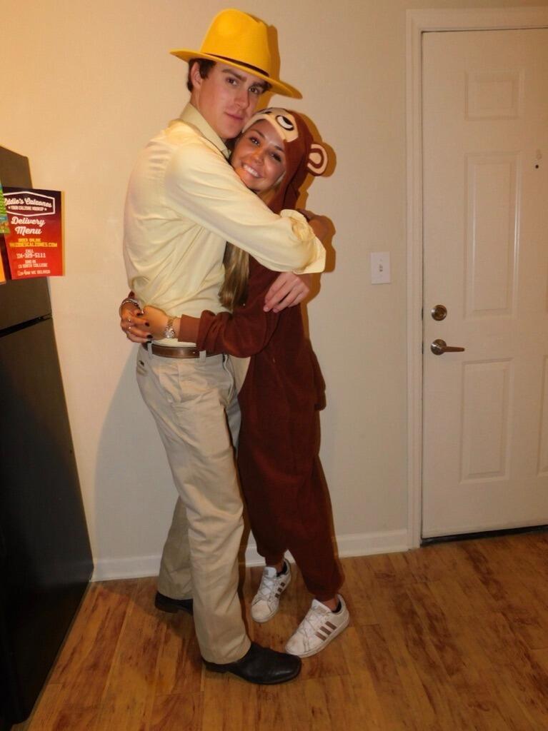 Halloween as curious george.