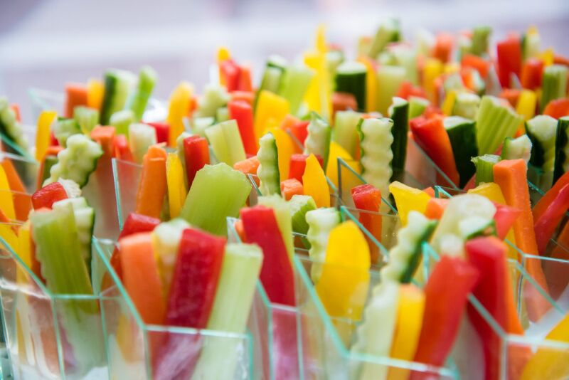 Alice in Wonderland themed party idea - white rabbit carrots and veggies