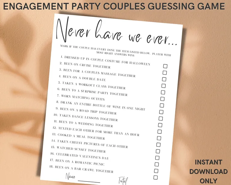 Couples Games Bundle Printable, Date Night Game Ideas