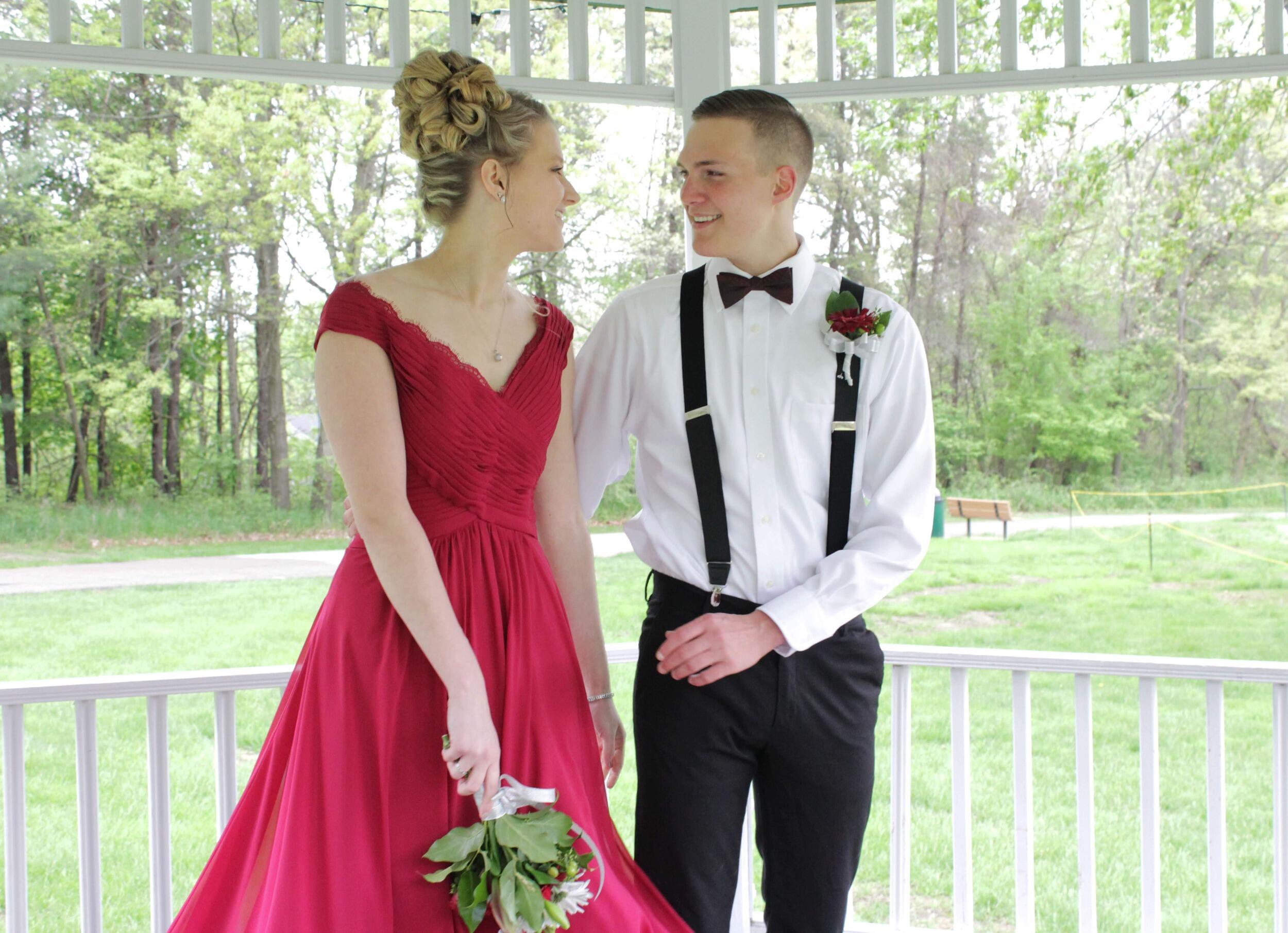 This was both Colt & I's first prom. I didn't have Prom at Zion. We had banquet which did not involve any dancing, so I was super excited when I got the chance to go to prom with Colt. 