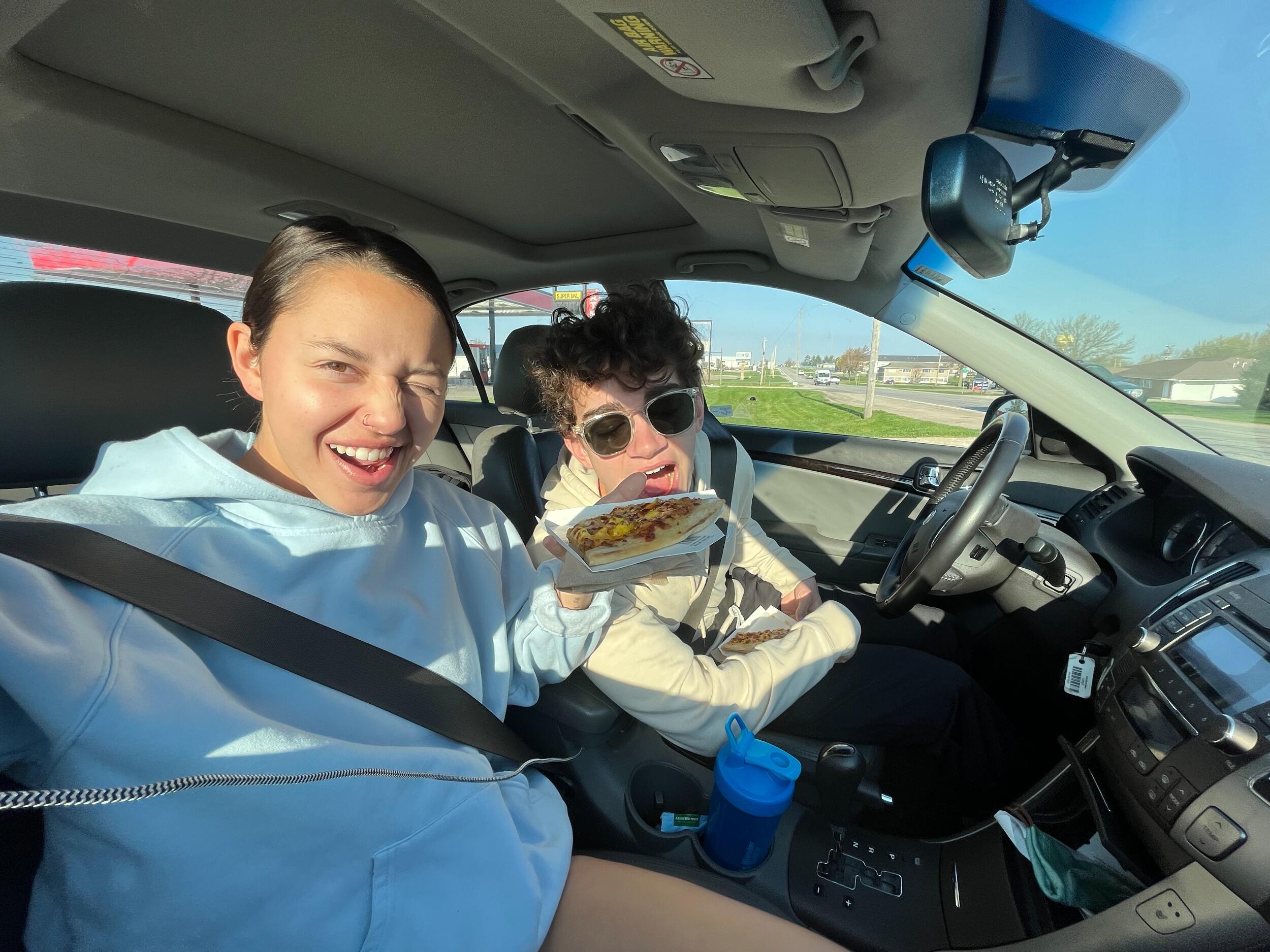 First Casey's breakfast pizza