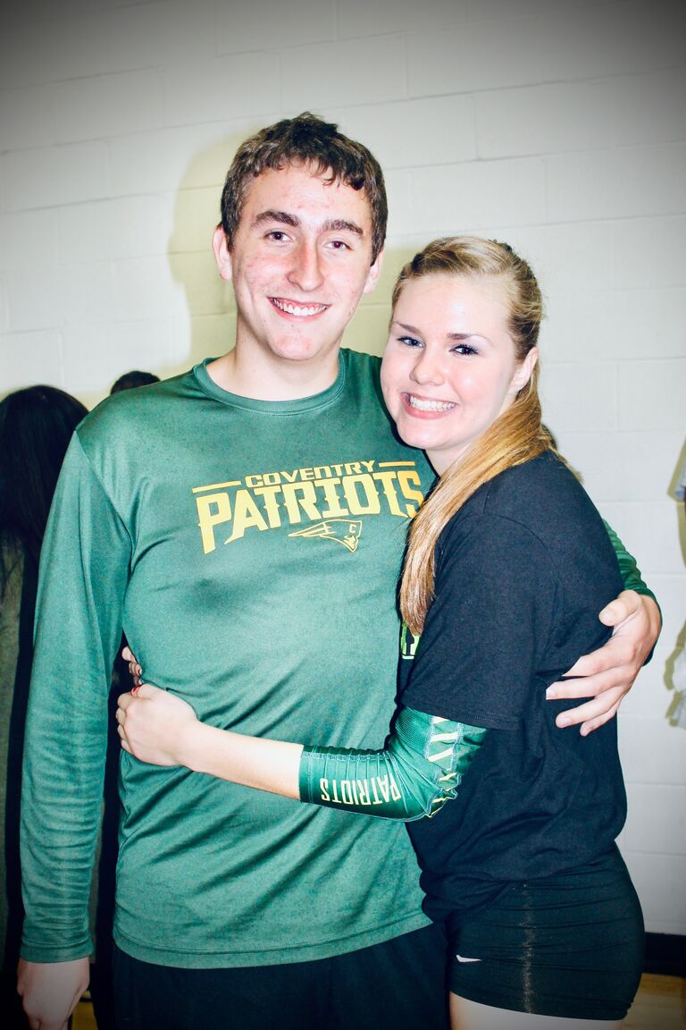 Michaela's High School Volleyball senior night