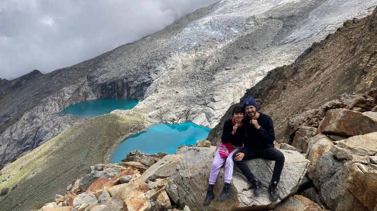 Dimos un gran paso en la Cordillera Blanca, ese día decidimos caminar juntos. 🏔️ Huaraz