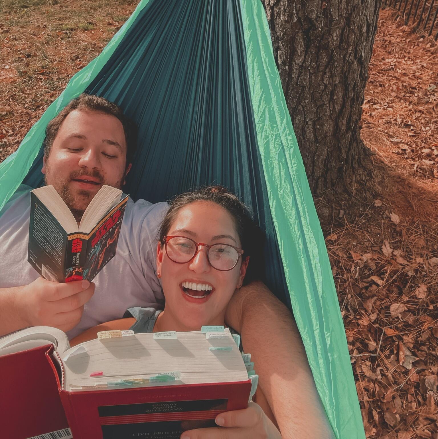 Hammocking & Studying 