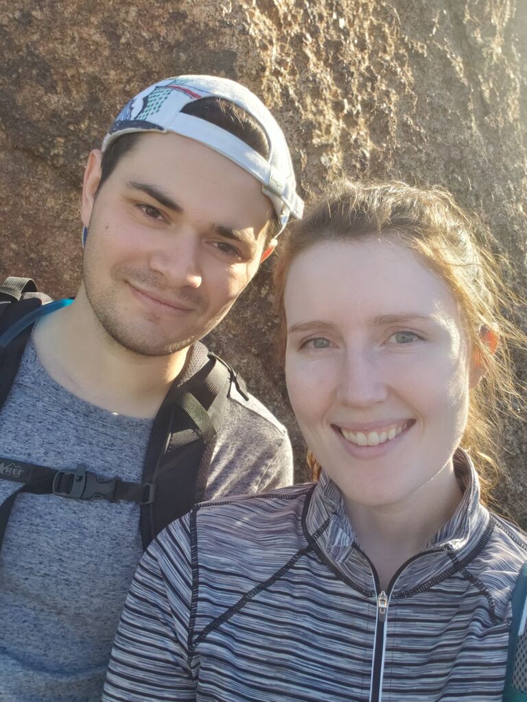 We met November 30, 2021 at our church. After a couple of months Noah took us on our first date at the Desert Botanical on February 19, 2022.