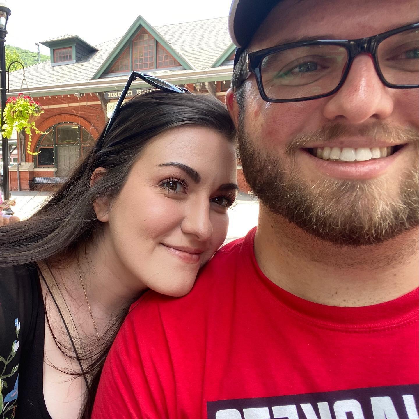 We vacation together for the first time, taking a week long trip to the Poconos with Maggie's high school friends. With train rides, whitewater rafting, and board games as always, Richard fits right in. 