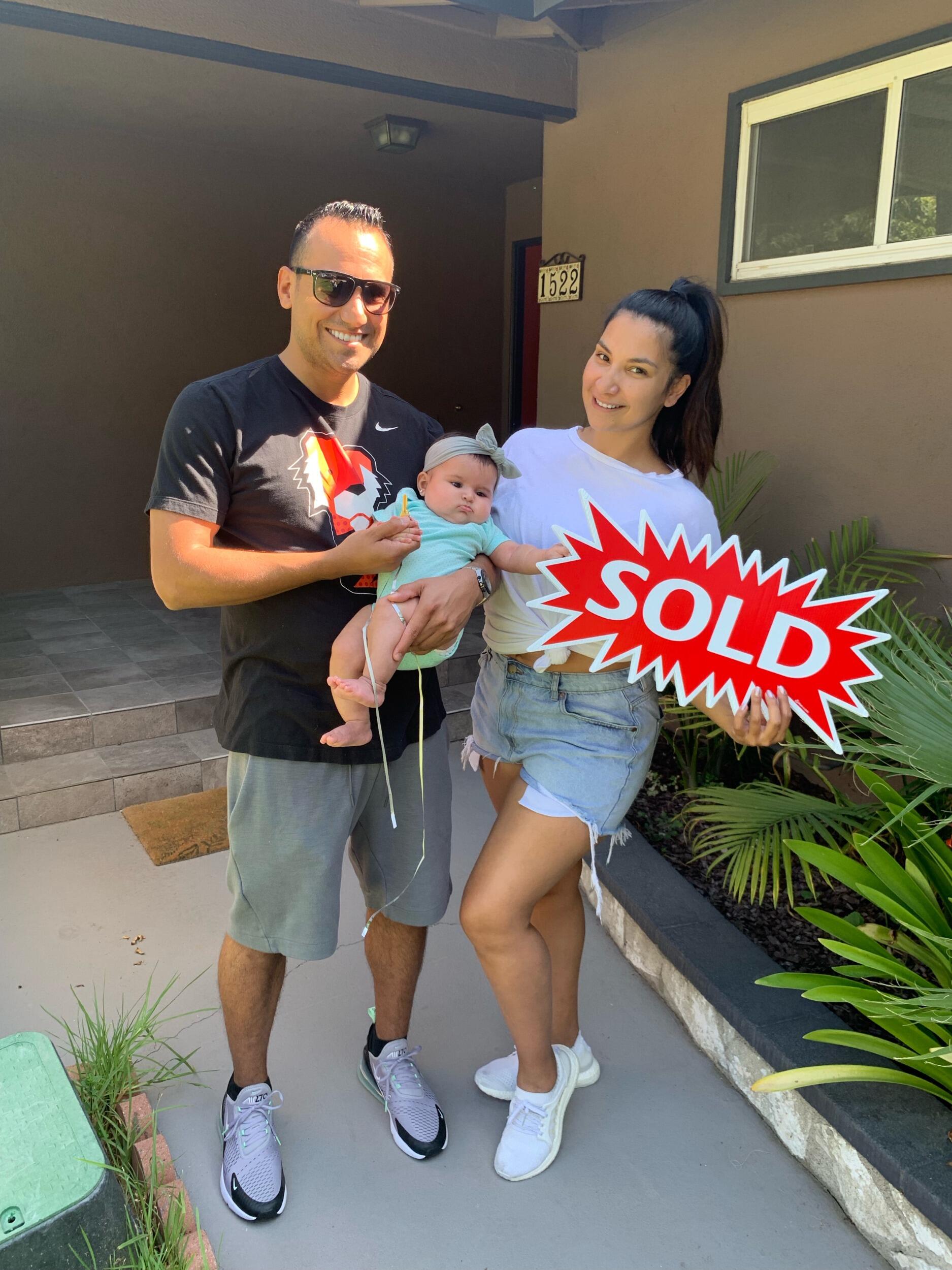 As much as we both loved our Pasadena apartment on Colorado Boulevard, paying rent no longer made sense with a new baby to provide for. 

With the help of our parents, we purchased our first home in Upland, California.

Shout out to our realtor, Alexander Mercado.  