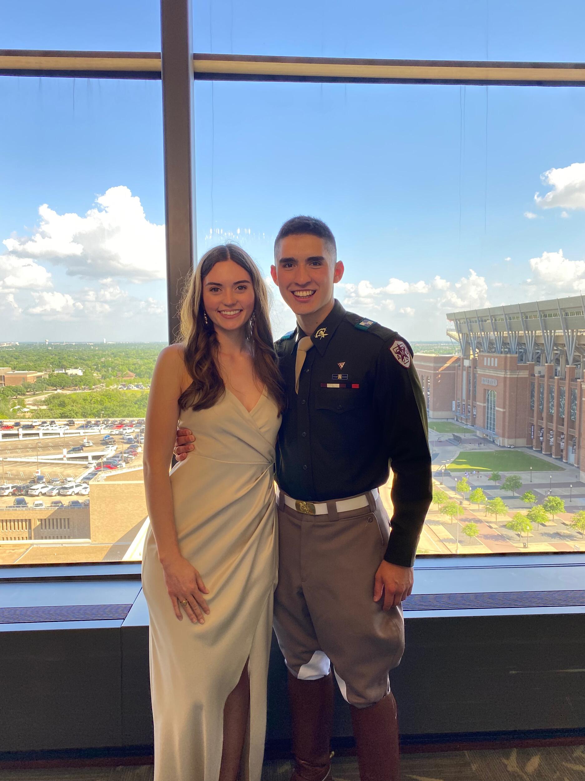 Seth's last Corps of Cadets outfit banquet- as commanding officer