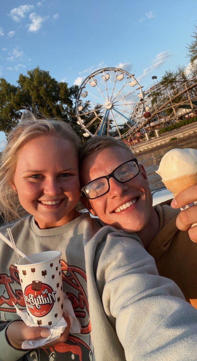 We spent the summer of '22 in Okoboji. Reid worked as a Water Patrol Officer and I waitressed at Snappers and O'Farrell Sisters.