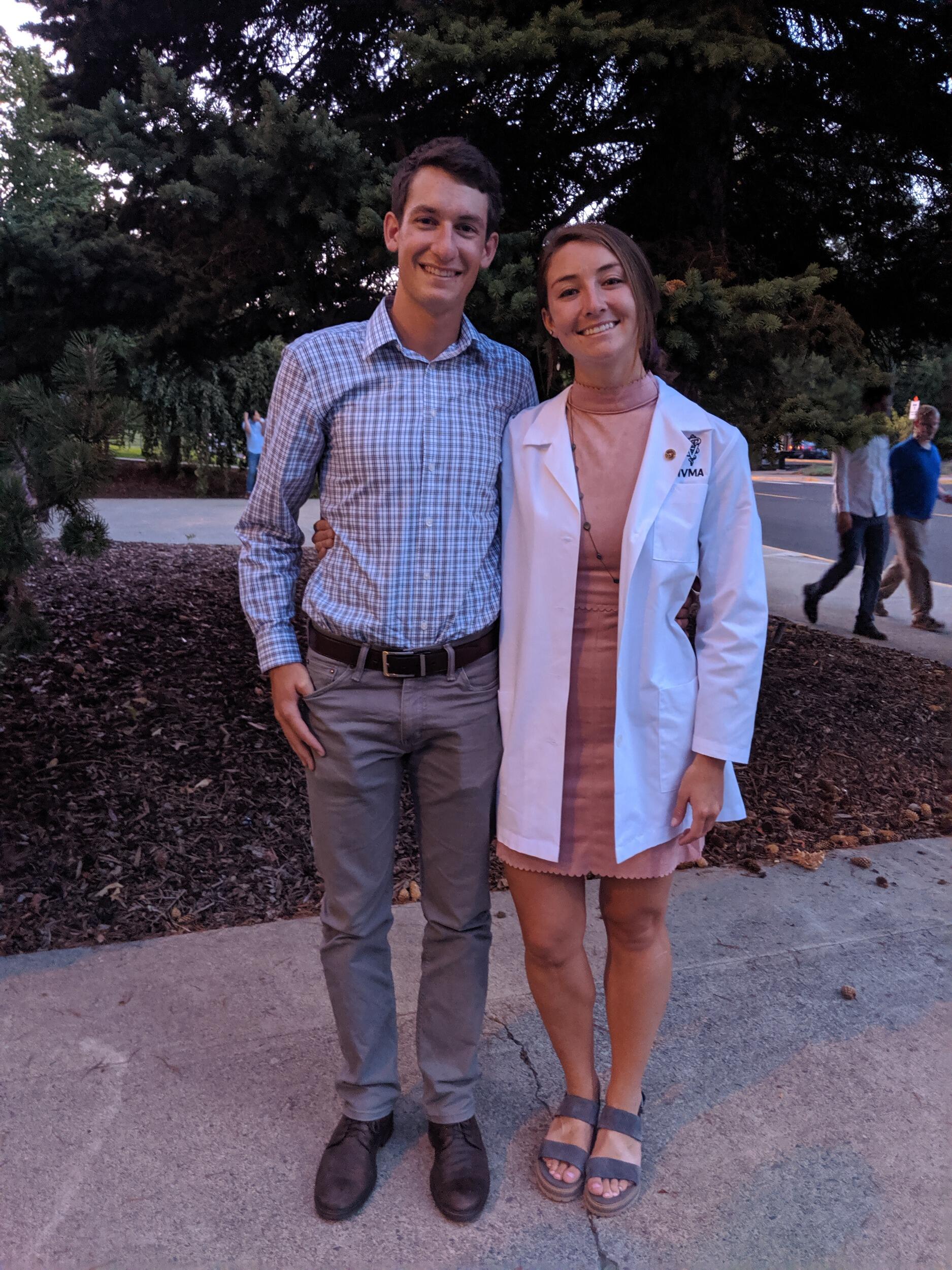 Hannah's Veterinary School White Coat Ceremony in Pullman, WA for Washington State University Veterinary School program.