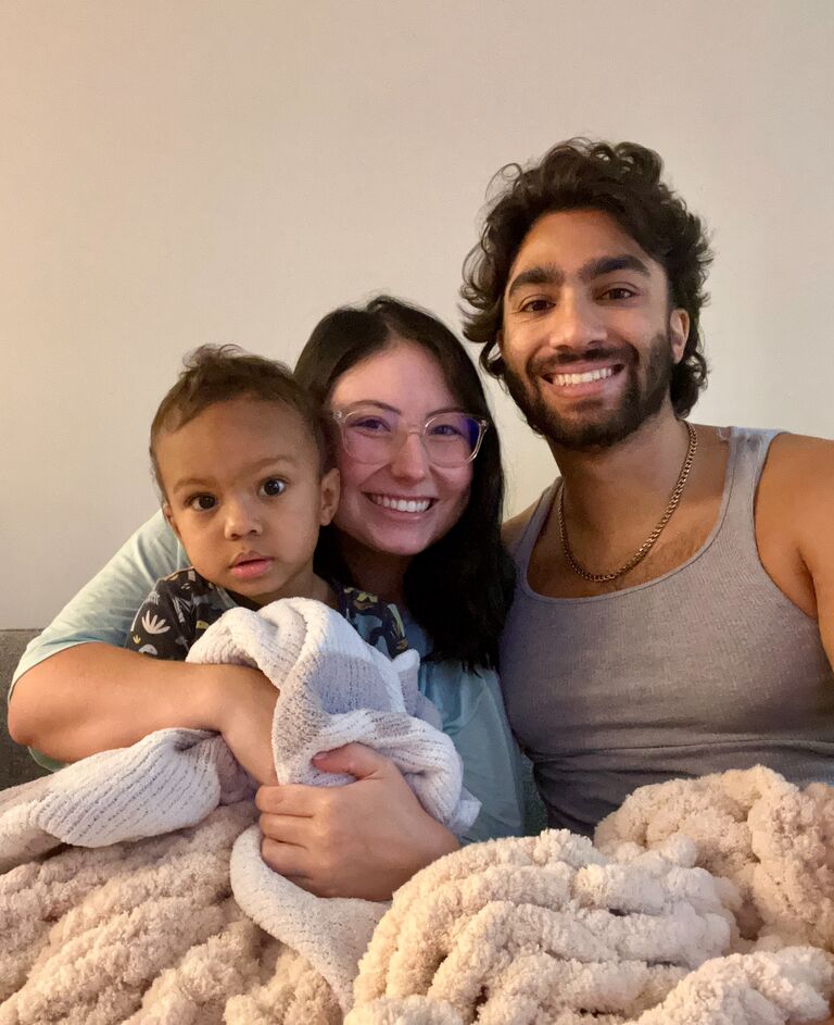 Our first night living together!