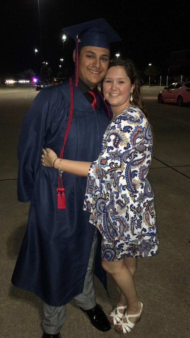 Albert graduated high school!