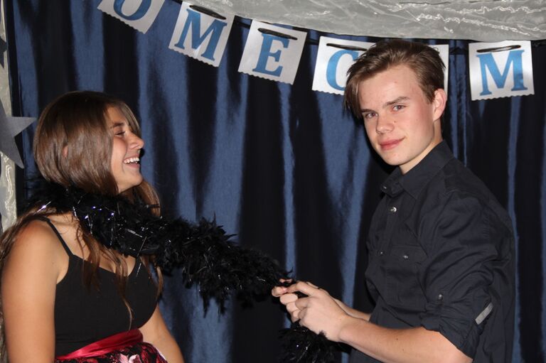 At Homecoming, Junior year of HS