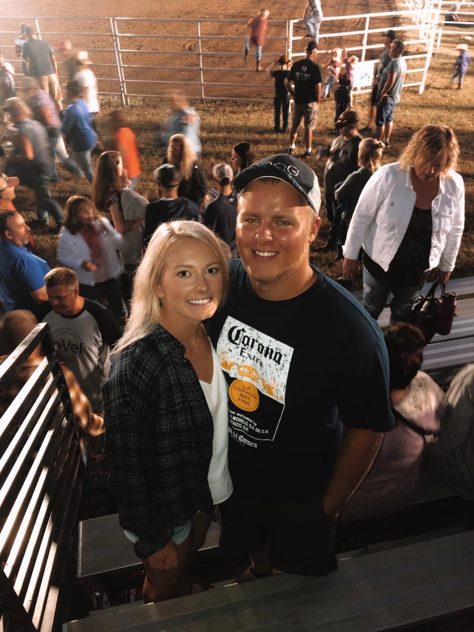 Parkers Prairie rodeo, the night Avery gave Aanika a promise ring <3