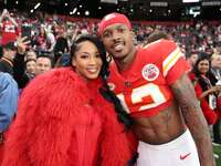 Mecole Hardman Jr. and his fiancée Chariah Gordon