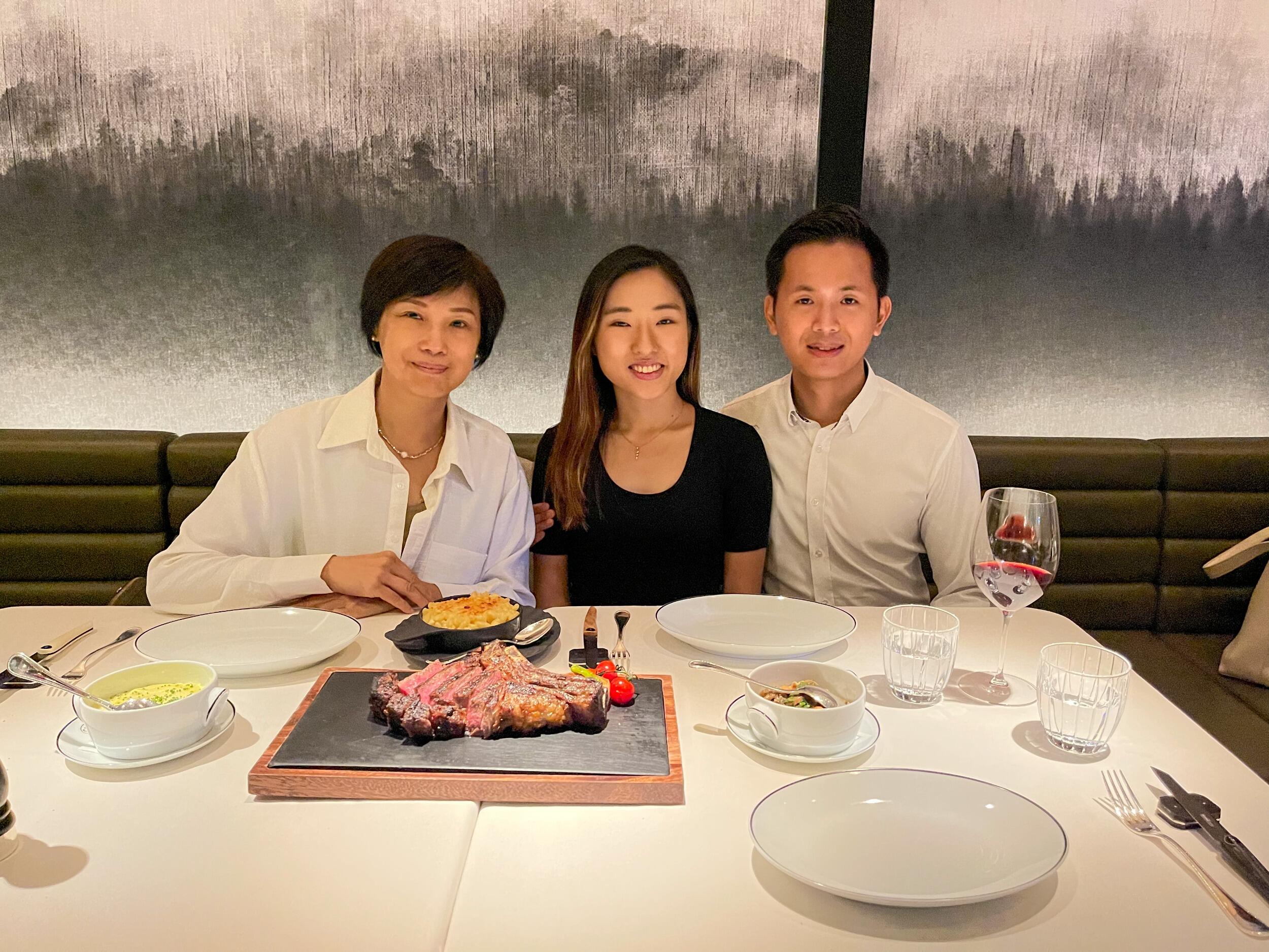 Early celebration of Ching's birthday at The Steak House - Regent 🥰
