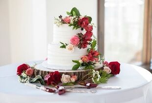 Two-Tier Round Wedding Cakes — Shop Provo Bakery